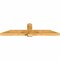 Ekena Millwork Eugene Rough Sawn Timber Gable Bracket, Western Red Cedar, 72"W x 18"H x 4"D x 6"F, 6/12 Pitch GBW072X18X0406EUG00RWR - alternate 3